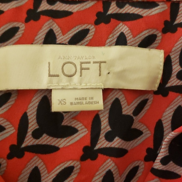 ANN TAYLOR-LOFT button down blouse - Picture 4 of 4